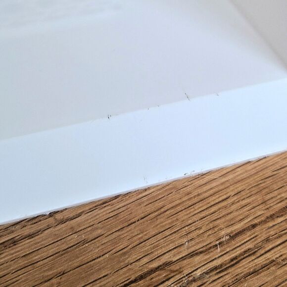 1960s Wastebasket Plastic Trash Can Bin White Retro Mid Century USA Vtg Kitchen - Picture 6 of 12